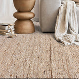Rafael Ivory Wool 8 X 10 Rug