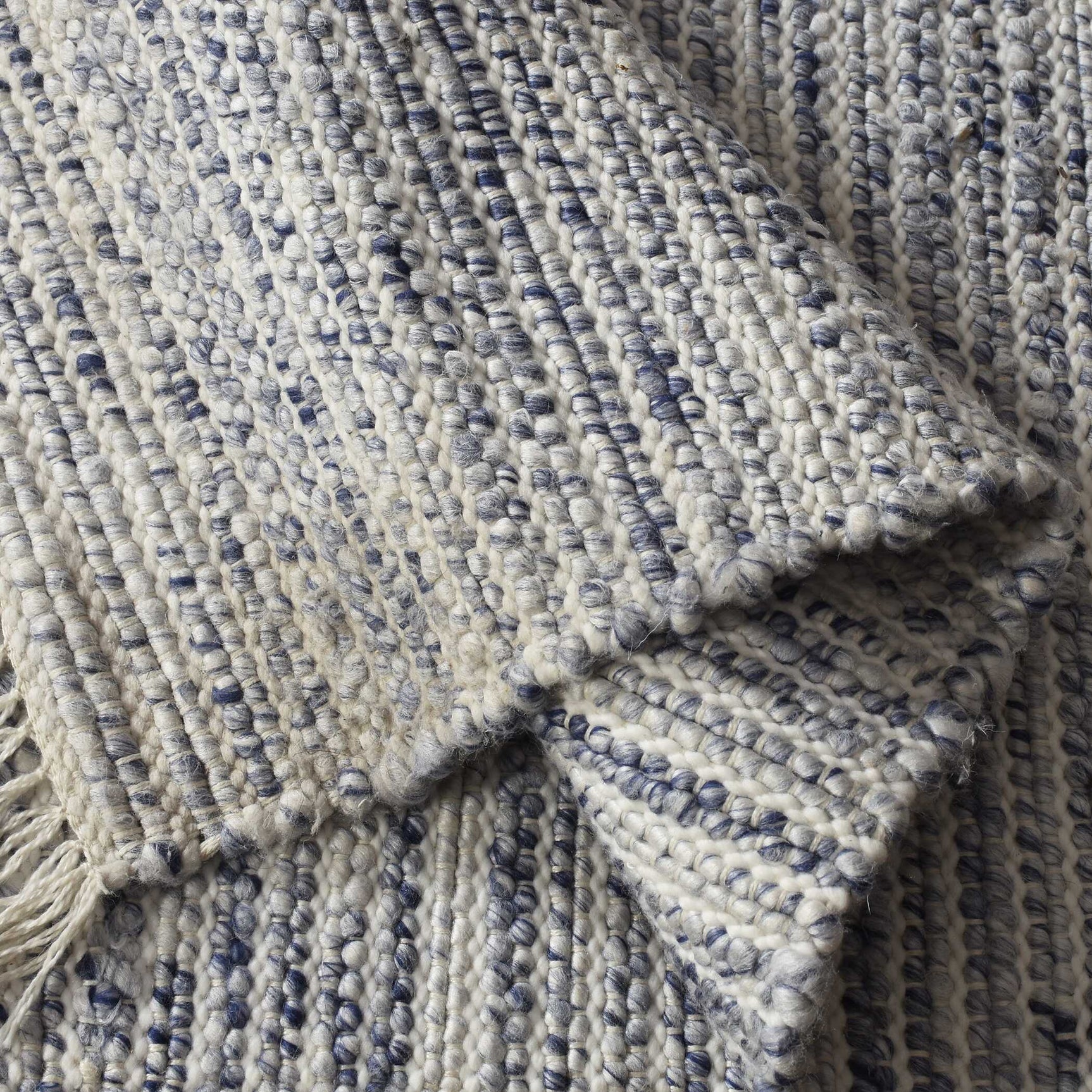Khiara Blue/White Indoor-Outdoor 5 X 8 Rug