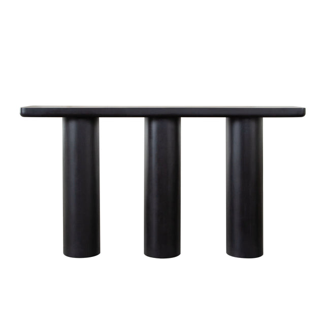 Rune Black Wood Console Table - Ornate Home