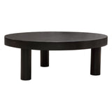 Rune Black Wood Coffee Table - Ornate Home