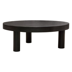 Rune Black Wood Coffee Table - Ornate Home