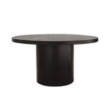 Rune Black Wood Dining Table - Ornate Home