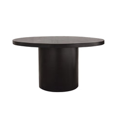 Rune Black Wood Dining Table - Ornate Home