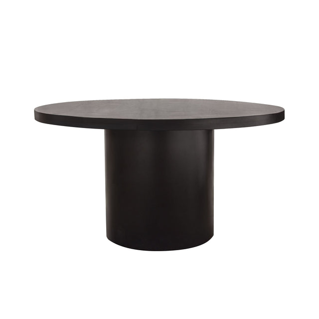 Rune Black Wood Dining Table - Ornate Home