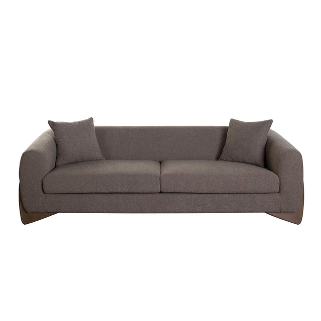 Ryder Toffee Textured Fabric Sofa - Ornate Home