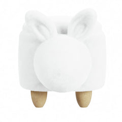 Rabbit White Storage Stool - Ornate Home