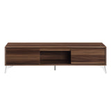 Raceloma Walnut TV Stand - Ornate Home