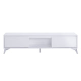 Raceloma White TV Stand - Ornate Home