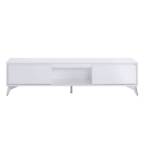 Raceloma White TV Stand - Ornate Home