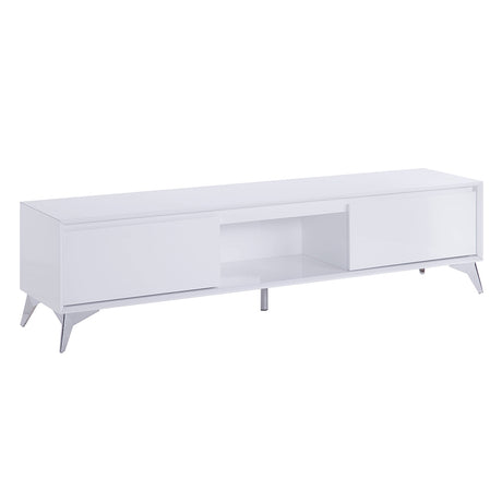 Raceloma White TV Stand - Ornate Home