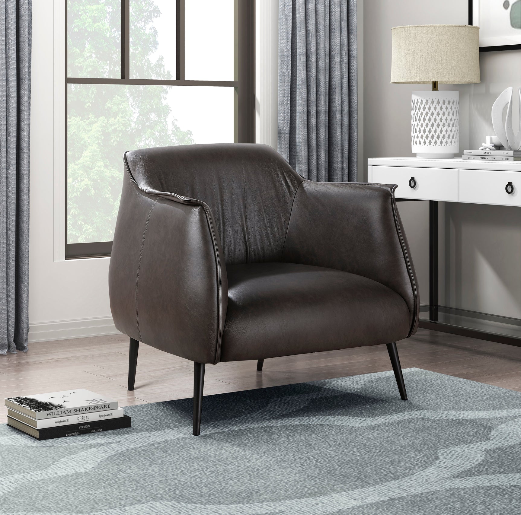 Rachael Brown Accent Chair - Ornate Home