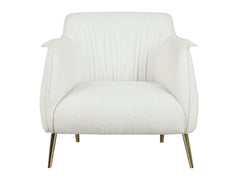 Rachael White Accent Chair - Ornate Home