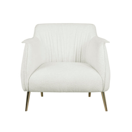 Rachael White Accent Chair - Ornate Home