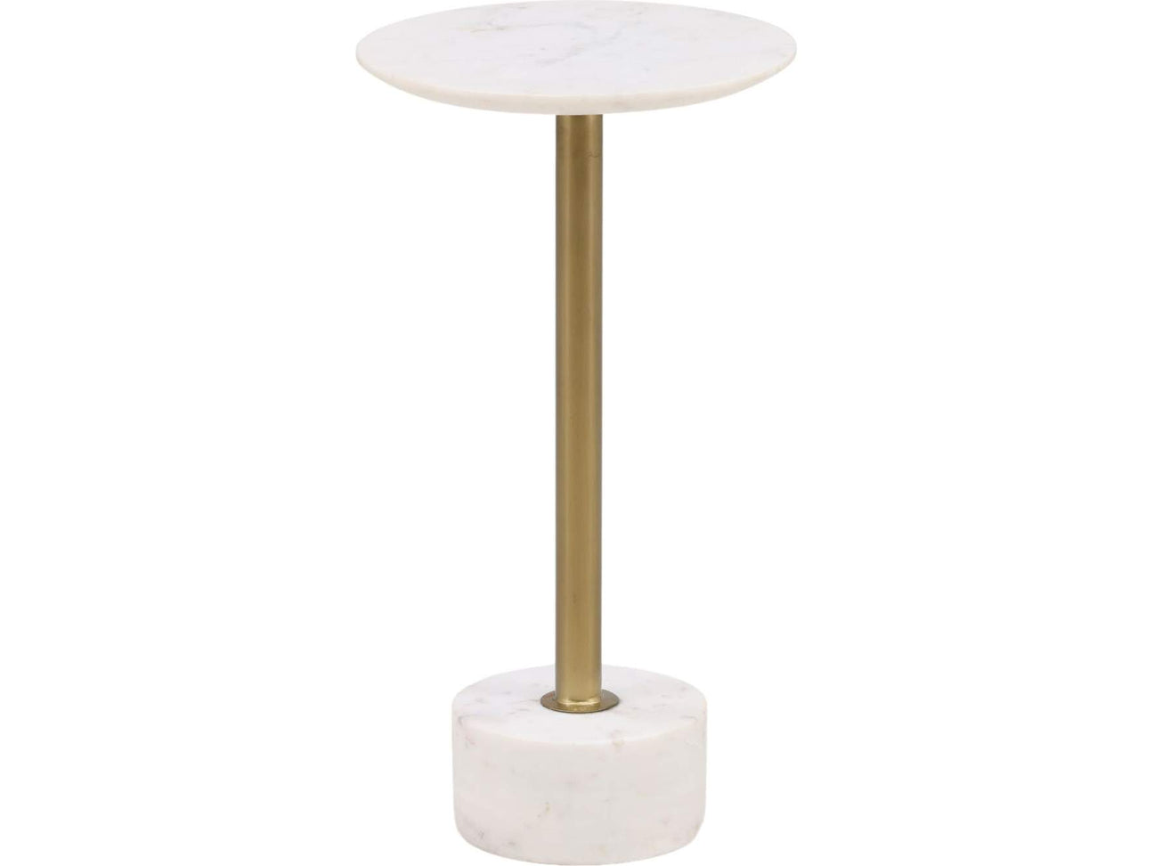 Rachael White/Antique Brass Side Table - Ornate Home