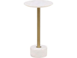 Rachael White/Antique Brass Side Table - Ornate Home