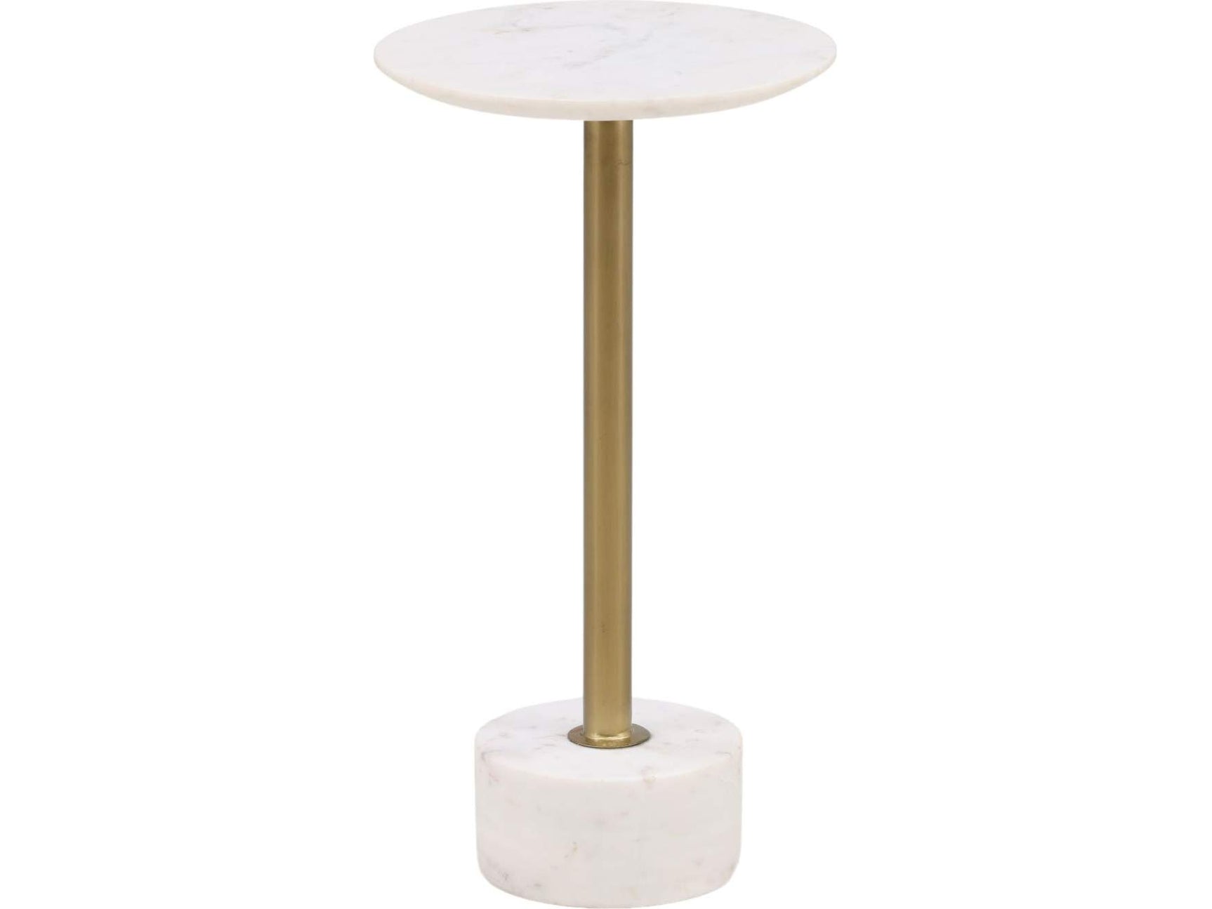 Rachael White/Antique Brass Side Table - Ornate Home
