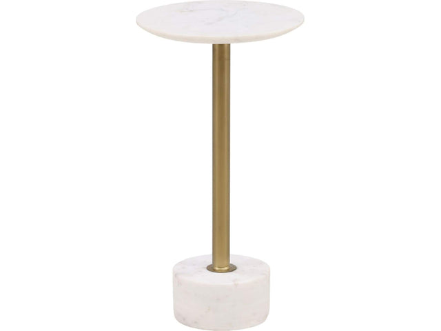 Rachael White/Antique Brass Side Table - Ornate Home