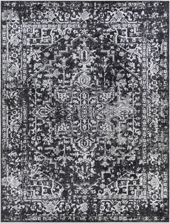 Rachel Black Area Rug - Ornate Home