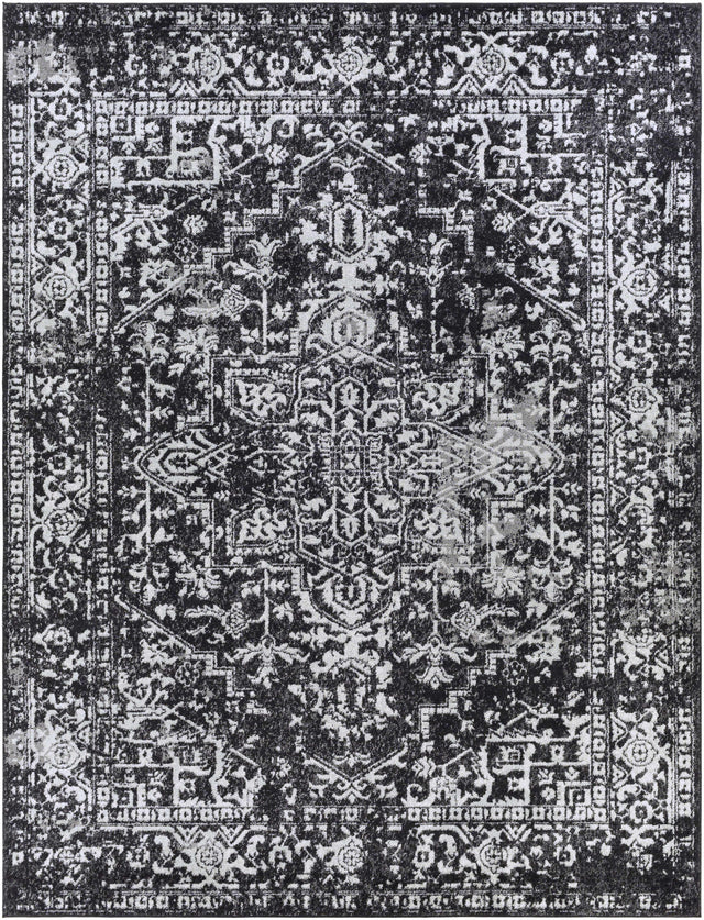 Rachel Black Area Rug - Ornate Home