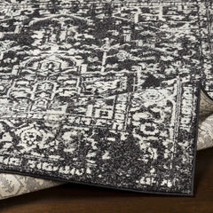 Rachel Black Area Rug - Ornate Home