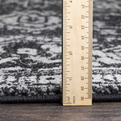 Rachel Black Area Rug - Ornate Home