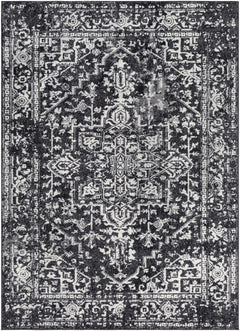 Rachel Black Area Rug - Ornate Home