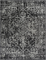 Rachel Black Area Rug - Ornate Home