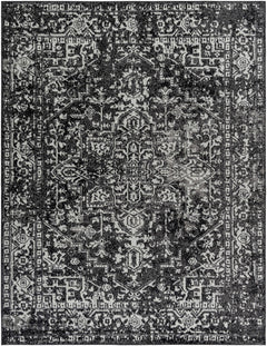Rachel Black Area Rug - Ornate Home