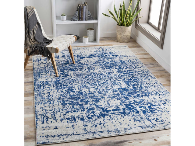 Rachel Navy Area Rug - Ornate Home