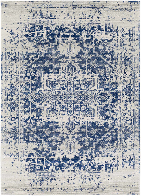 Rachel Navy Area Rug - Ornate Home