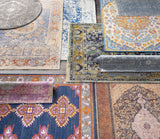 Rachel Navy Area Rug - Ornate Home