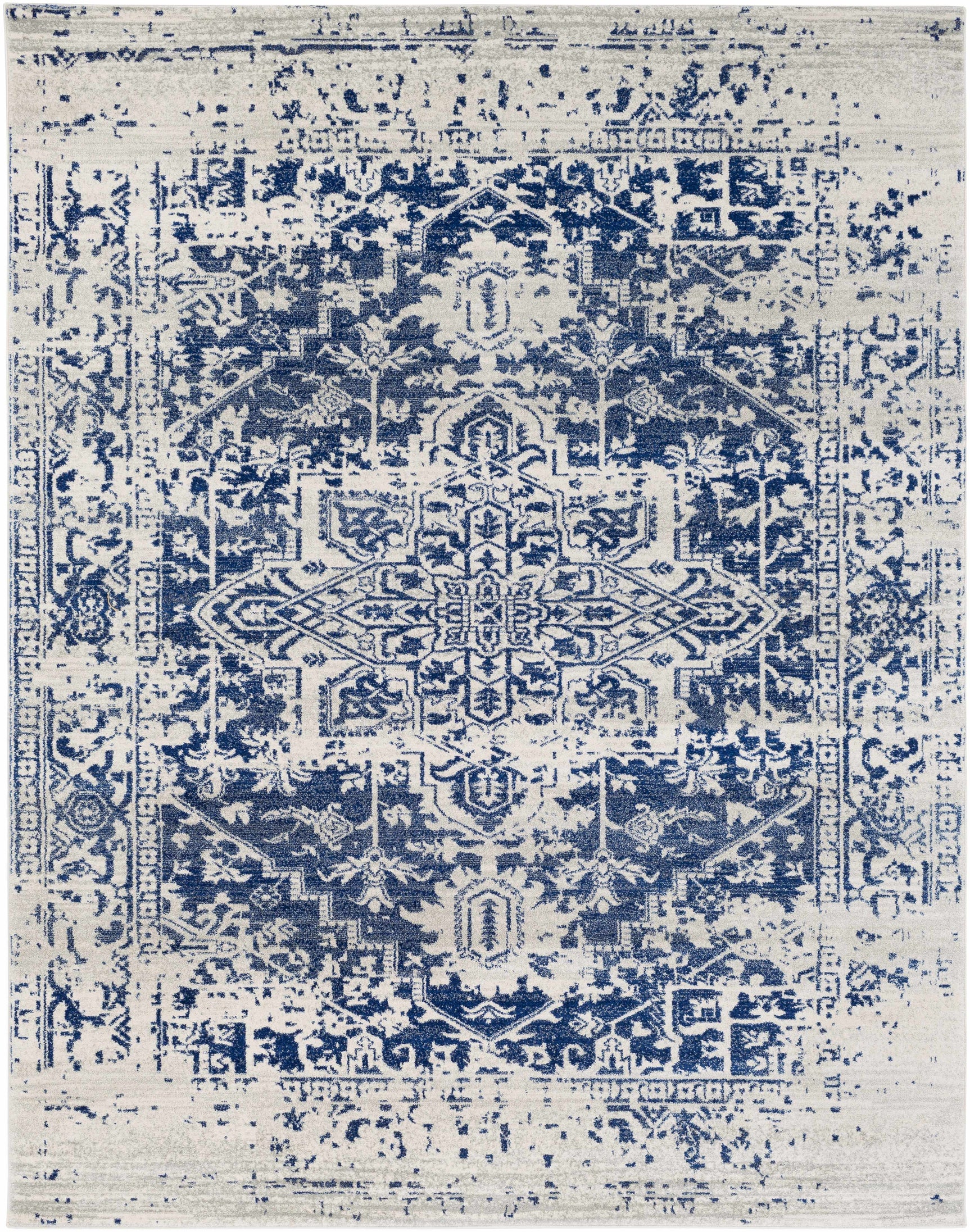 Rachel Navy Area Rug - Ornate Home