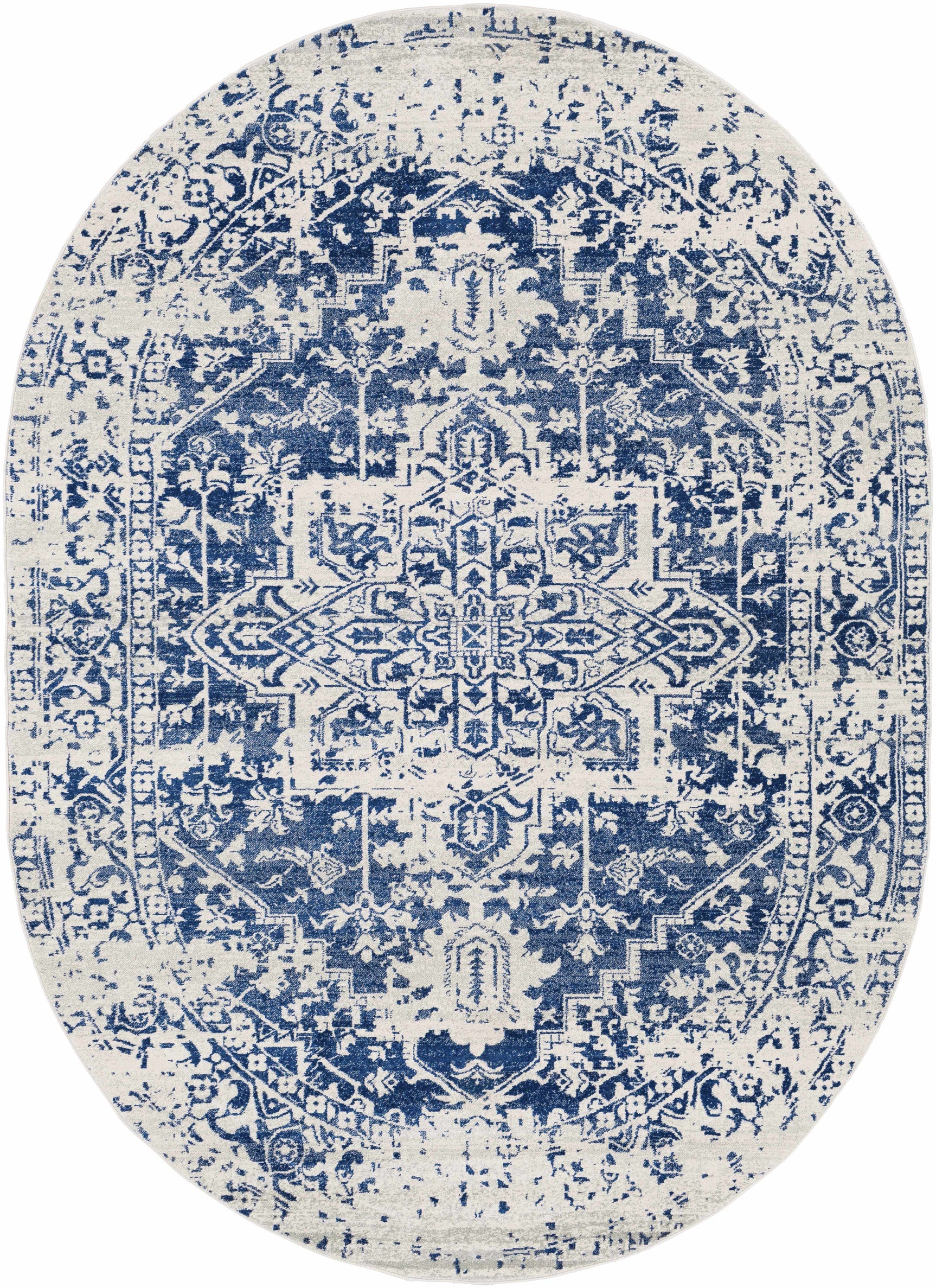 Rachel Navy Area Rug - Ornate Home