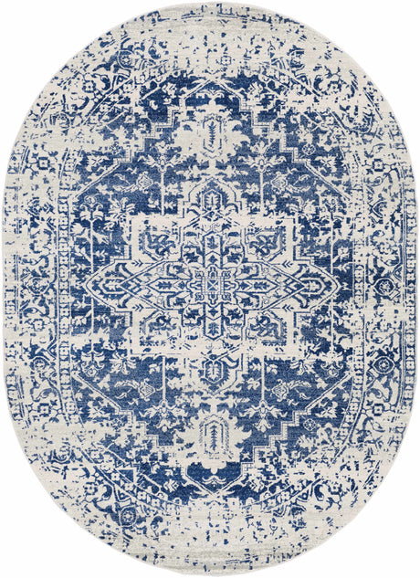 Rachel Navy Area Rug - Ornate Home