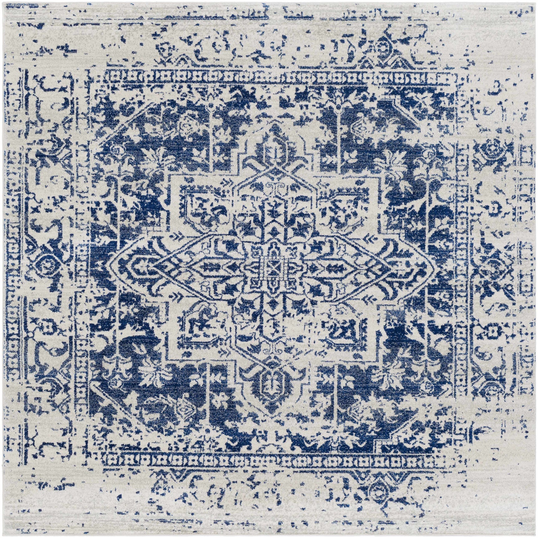 Rachel Navy Area Rug - Ornate Home