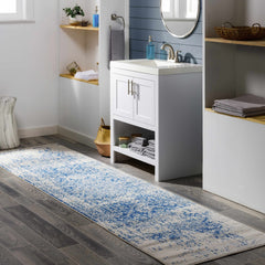 Rachel Navy Area Rug - Ornate Home