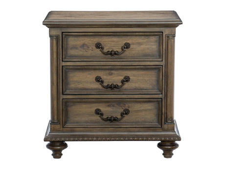 Rachelle Brown Nightstand - Ornate Home