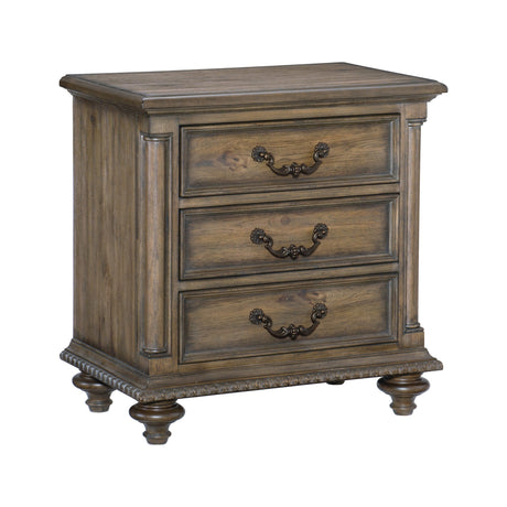 Rachelle Brown Nightstand - Ornate Home