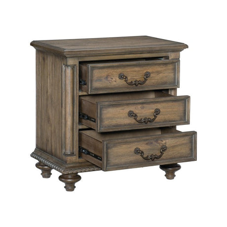 Rachelle Brown Nightstand - Ornate Home