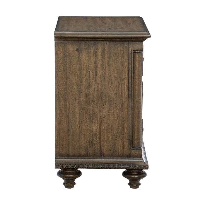 Rachelle Brown Nightstand - Ornate Home
