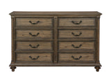 Rachelle Brown Pecan Dresser - Ornate Home