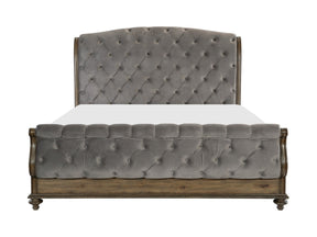 Rachelle Brown Queen Bed - Ornate Home