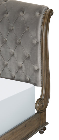 Rachelle Brown Queen Bed - Ornate Home
