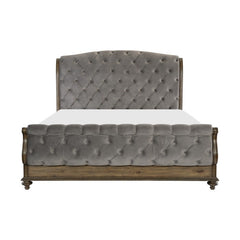 Rachelle Brown Queen Bed - Ornate Home