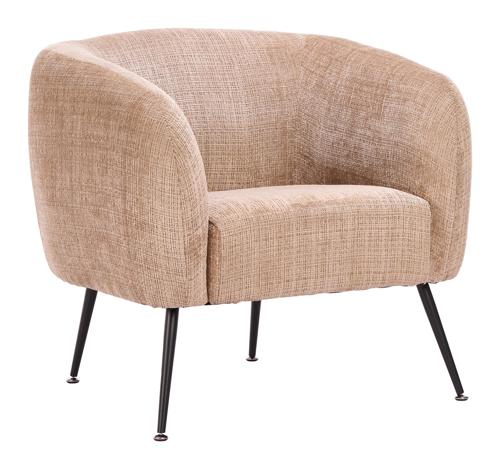 Racine Linen Beige Accent Chair - Ornate Home