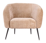 Racine Linen Beige Accent Chair - Ornate Home