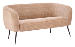 Racine Linen Beige Loveseat - Ornate Home