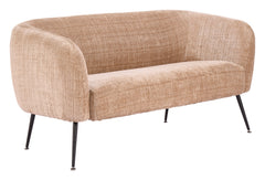 Racine Linen Beige Loveseat - Ornate Home