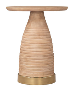 Radiant Natural Side Table - Ornate Home