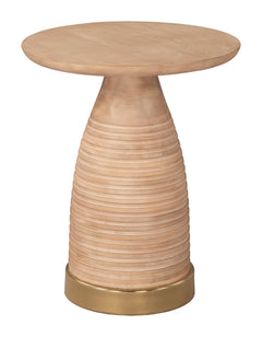 Radiant Natural Side Table - Ornate Home